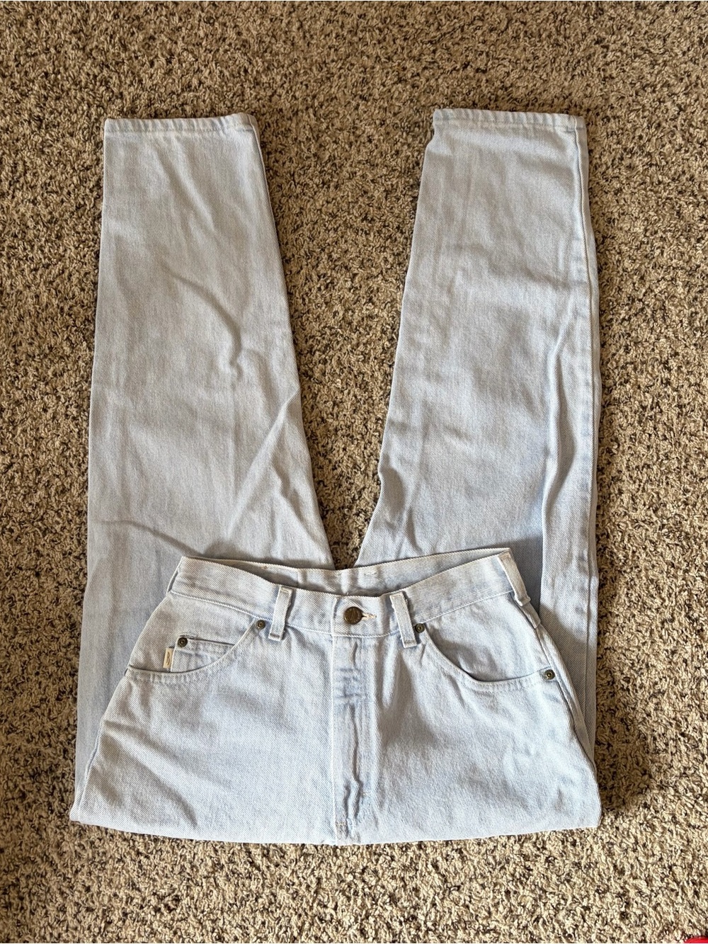 Vintage light wash high wasted mom jeans